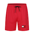 Pikkukuva 1 / 5: Miesten TomyHilfiger shortsit, joustava vyötärö, treenishortsit, lenkkeilyshortsit Red L