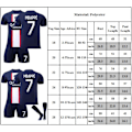 Pikkukuva 2 / 2: Lasten jalkapallopaita #7 Mbappé jalkapalloasut 18