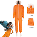 Miniatyrbillede 1 af 7: Minion Vector Cosplay Kostume Vector Rollespils Kostumer Jakker+ Bukser Halloween Kostumer M