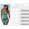 Miniatyrbild 4 av 4: Dam Polka Dot Tankini Set Baddräkt Vadderade Shorts Strandkläder Baddräkt Plus Size Green M