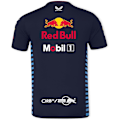 Miniatyrbild 2 av 6: Herrarnas Red Bull Racing Kortärmad T-shirt Toppar 2024, Marinblå M