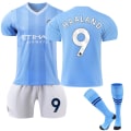 Miniatyrbild 1 av 2: Barnfotbollströja Harland #9 Jersey Barn Träning Set Sport Fotbollströjor 20#