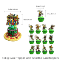 Miniatyrbild 2 av 4: Teenage Ninja Turtles Barn Födelsedagsfest dekorationer Ballong Banner Toppers Set