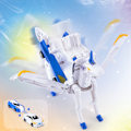 Miniatyrbilde 5 av 5: Unicorn Transformasjon Transformers Robot Biler Actionfigurer Jenter Leker Pink