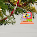 Miniatyrbild 5 av 5: Juldekorationer Inomhus Set Om 10 Blå Hängande Julgransprydnader Personliga Hem Semester Dekorationer Juldekorationer 10PCS