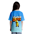 Miniatyrbild 3 av 5: Barn Flickor Pojkar StumbleGuys Grafiskt Tryck T-shirt Sommar Casual Tee Topp D 130cm