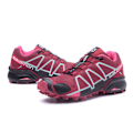 Miniatyrbild 3 av 8: SALOMON Dam Speedcross 4 Löparskor Sneakers Vandringsskor Plum Red 38