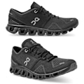 Miniatyrbild 1 av 4: ON CLOUD 5 Herr Dam On Träningsskor Cloud X Andningsbara Sneakers Utomhus Lätta Skor för Bekväm Gång Löpning Arbets Sneakers Black 36