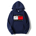 Miniatyrbild 1 av 7: Höst Nya Herr Hoodies Tröjor Zip Hoodie Herr Tröja Man Hoody Tröjor Navy 3XL