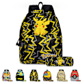 Pikkukuva 4 / 5: Pikachu-reppusetti penaalilla pojille ja tytöille, kevyt sarjakuva-koulureppu cosplay-koulureppu lapsille #5