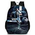 Miniatyrbild 1 av 7: Fotbollsstjärnan Ronaldo Ryggsäck Barn Skolväska Axelväska Student Tonåringar Present C 29*16*42cm