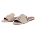 Miniatyrbild 2 av 8: LORO PIANA Sommar Charm Suedetofflor Apricot 41