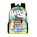 Miniatyrbild 1 av 5: Cartoon Dog Bluey Ryggsäck Skola Bokväska Barn Pojkar Flickor Student Resväska Present #2