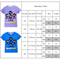 Miniatyrbild 4 av 4: Ninja Kidz Pojkar Flickor T-shirts Söta Grafiska Tecknade Tryck Rund Hals Roliga Kortärmade Toppar Vardaglig Vår Sommar Tröja För Barn Red 120cm