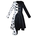 Pikkukuva 1 / 5: Cruella Dalmatian Print Vintage Halloween -asu M