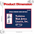 Pikkukuva 2 / 5: 2025 National Mah Jongg League -kortti, 4 kpl Mahjong-kortteja, standardikädet ja -säännöt 4PCS