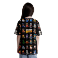 Miniatyrbild 3 av 8: Barn Flickor Pojkar StumbleGuys T-shirt med grafiskt print sommar Casual Tee Top C 130cm