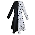 Pikkukuva 2 / 5: Cruella Dalmatian Print Vintage Halloween -asu M