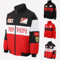 Miniatyrbild 3 av 4: Ferrari Racing Jacka Vintage Stil F1 Ferrari Jacka Unisex Varma Red XL