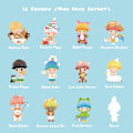 Miniatyrbild 7 av 9: POP MART Dimoo World Pets Vacation Series Karaktär Actionfigurer Blind Box Leksak Samlarobjekt Konstleksak Gåva, till Jul, Födelsedag (Slumpmässigt En)