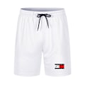 Pikkukuva 1 / 5: Miesten TomyHilfiger shortsit, joustava vyötärö, treenishortsit, lenkkeilyshortsit White 4XL