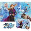 Miniatyrbilde 1 av 5: Jigsaw-puslespill for barn i alderen 4-8 år, 60 brikker Frozen-puslespill leker for barn jenter og gutter, Lærings- og pedagogiske puslespill leker - Anna, Olaf og Elsa leker
