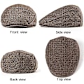 Miniatyrbild 2 av 5: Justerbar solhatt för män (kaffe + ljusgrå) 2-pack LJUSGRÅ