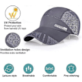 Miniatyrbillede 2 af 5: Mesh Baseball Cap Herre Sommer Justerbar Hurtigtørrende Mesh Åndbar Fritid UV Baseball Cap Foldbar
