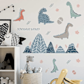 Miniatyrbild 3 av 5: Dinosaurie Väggdekaler, Barnrumsdekor för Pojkar och Flickor, Väggkonstdekaler för Sovrum