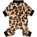 Miniatyrbilde 1 av 5: Leopard Hund Genser Hund Jumpsuit - Vinter Fleece Valp Klær for Små Hunder Jente Gutt Varm Liten Hund Pyjamas Hund Antrekk -S