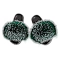 Miniatyrbillede 1 af 5: Sommer Pels Slippers Fluffy Søde Plys Damer Flip Flops Luksus Charmerende Sandaler Xnr132 44