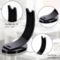Miniatyrbillede 3 af 5: 2 Stykker Akryl Elektronisk Penholder Pen Display Stand Blyant Display Holder Fyldepen Kuglepen Display Rack (Sort)