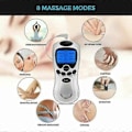 Miniatyrbild 5 av 5: Ems Tens Massage för Stela Muskler Elektronisk Muskelstimulator Vit