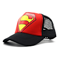 Miniatyrbild 2 av 5: Barn Pojkar Flickor Batman Mesh Snapback Keps Sommar Utomhus Andningsbar Justerbar Sport Solhatt Model A red 48-52cm
