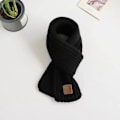 Miniatyrbillede 1 af 5: Babysjal Børns Varme Uld Sjal Black