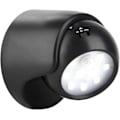 Miniatyrbillede 1 af 5: Trådløs LED-projektør med bevægelsessensor, automatisk tænd/sluk og batteridrevet sort