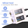 Miniatyrbilde 4 av 5: For NerdMiner V2 Miner 78KH/Sx2 Dobbel Skjerm BTC Solo Lotteri Miner Bitcoin Nerd Miner Lotteri Miner