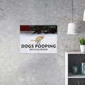Miniatyrbild 4 av 5: 2024 Hundbajs Kalender Vackra Platser | Väggkonst Månadsfamiljekalender | Kalender för Hundgåvor Gag Hängande-C