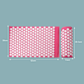 Miniatyrbilde 2 av 5: Bærbar Rullbar Akupressurmatte for Smertelindring Fremmer Avslapning Muskelmatte for Avslapning Fuchsia