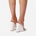 Pikkukuva 4 / 5: Avokärkiset slingback-sandaalit naisille, korkokengät, vapaa-ajan kengät, kesäiset rantatarvikkeet White 36