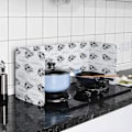 Miniatyrbilde 1 av 5: 3 stk. fettbeskyttelse for kjøkken, varmebeskyttelse for gasskomfyr for matlaging og steking på kjøkkenet A