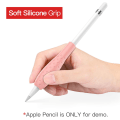 Miniatyrbilde 5 av 5: 2 stk Silikonetui kompatibel med Apple Pencil - Kort Grå+Rosa