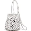 Miniatyrbilde 3 av 4: Vevd veske Crossbody Vesker Vev Rotting Sommer Strand Skuldervesker Håndvesker