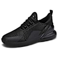 Miniatyrbillede 5 af 5: Afslappede par sneakers, moderigtige skridsikre åndbare mesh løbesko til sommer White 44