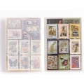 Pikkukuva 5 / 5: Scrapbook-tarratarrat - Vintage-läpinäkyvät eläintarrat, esteettiset aikuiset, tarvikkeet, tarrat päiväkirjanpitoon, pinsetit, 20 arkkia/180 kpl