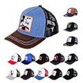 Miniatyrbilde 1 av 2: Baseballcaps i mesh med Mickey Mouse for menn, kvinner og unisex - Snapback sommer solskjerm E kock