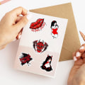 Miniatyrbilde 3 av 5: 50 stk kule punk-hodeskalleklistremerker for vannflasker, graffiti-lapp-klistremerke, skrekk-skjelett-anime-goth-klistremerker for bærbar PC, bok, telefon, bagasje, kopp