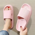 Miniatyrbild 1 av 6: Dam Herr Sommartofflor Sandaler Bekväma Mjuka Tofflor Halkfria Pool Strand Dusch Inomhus Utomhus Hemmaskor Pink 38-39