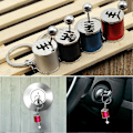 Miniatyrbillede 2 af 4: Bil Gearstang Nøglering, Auto Gearstang Model Nøglering Gearformet Metal (10,3 x 4,1 x 2 cm) (Sort) Red