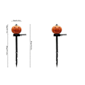 Pikkukuva 1 / 5: Halloween Kurpitsavalo Led Aurinkokurpitsavalo 1/2 kpl Halloween Nurmikkolyhty, Vedenpitävä Kurpitsalyhty Ulkopuutarhaan 2pcs